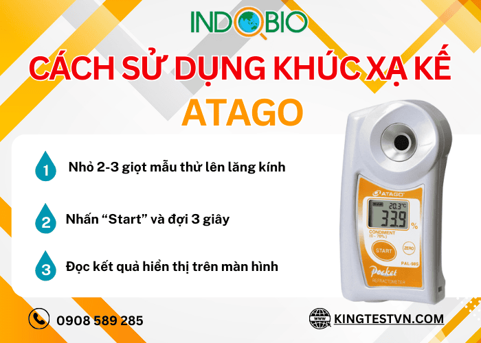 Cách sử dụng khúc xạ kế đo gia vị PAL-98S